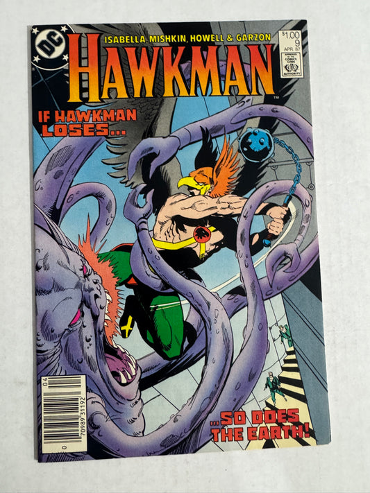 HAWKMAN #9 Vol 2 VF/NM CANADIAN PRICE VARIANT