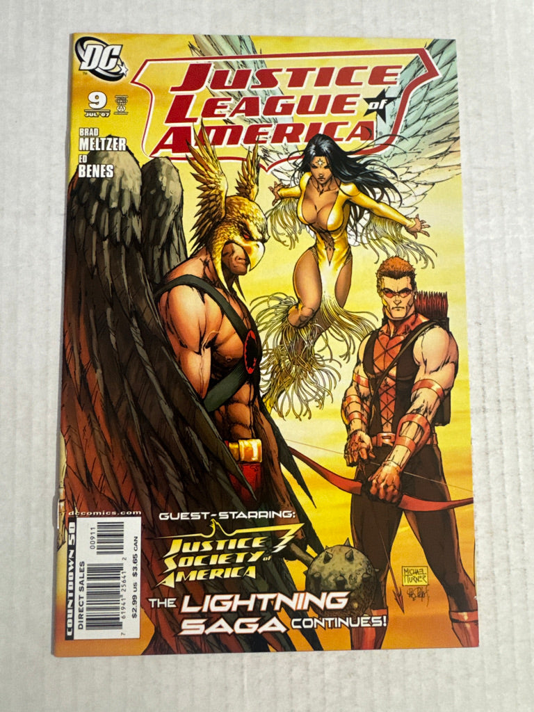 JUSTICE LEAGUE OF AMERICA #9 Vol 2 Michael Turner Cover