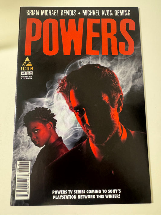 POWERS #1 Vol 4 VF/NM 1:15 Photo Variant