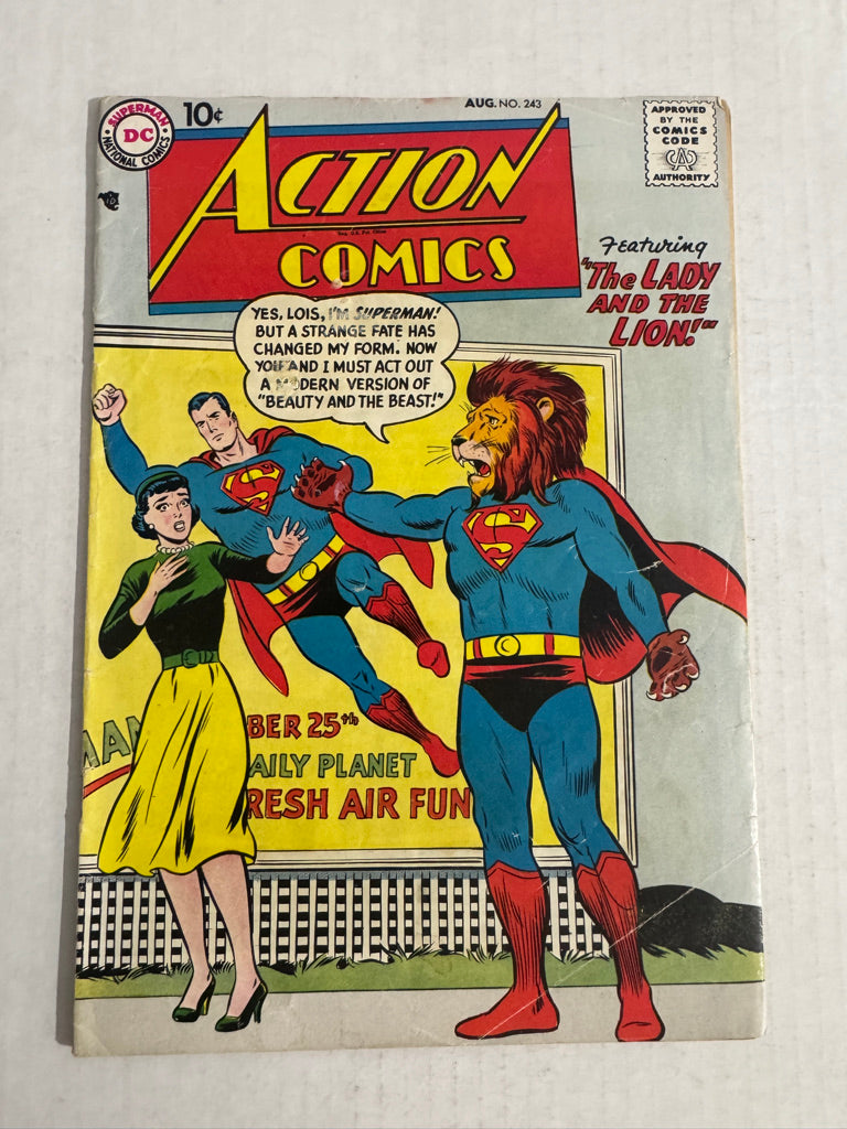 ACTION COMICS #243 VG-