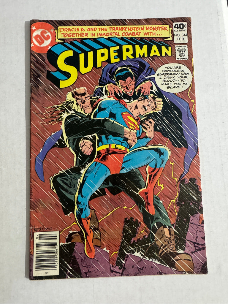 SUPERMAN #344 GD/VG