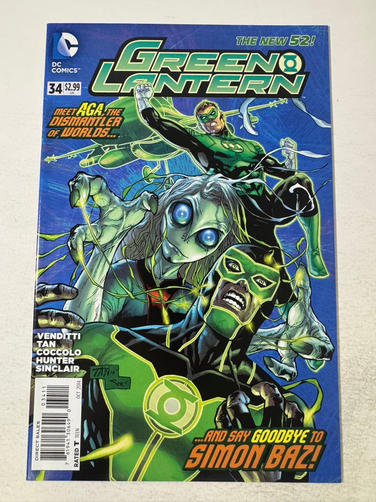 GREEN LANTERN #34 Vol 5 NM