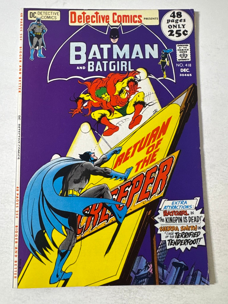 DETECTIVE COMICS #418 VF- Neal Adams Cover