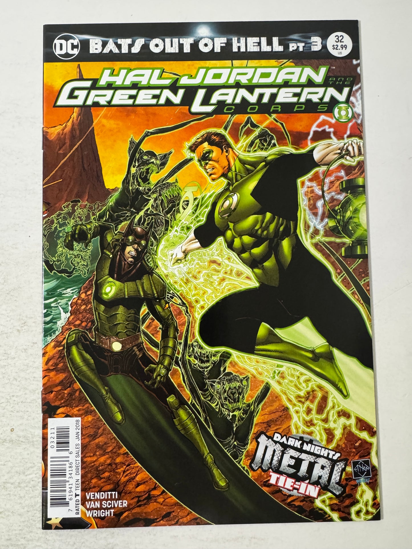 HAL JORDAN AND THE GREEN LANTERNS #32 Ethan Van Sciver Cover