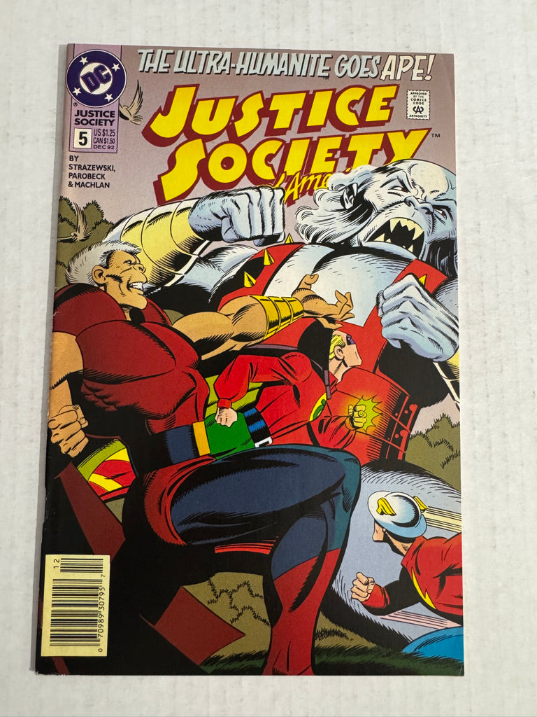 JUSTICE SOCIETY OF AMERICA #5 Vol 2 VF NEWSSTAND