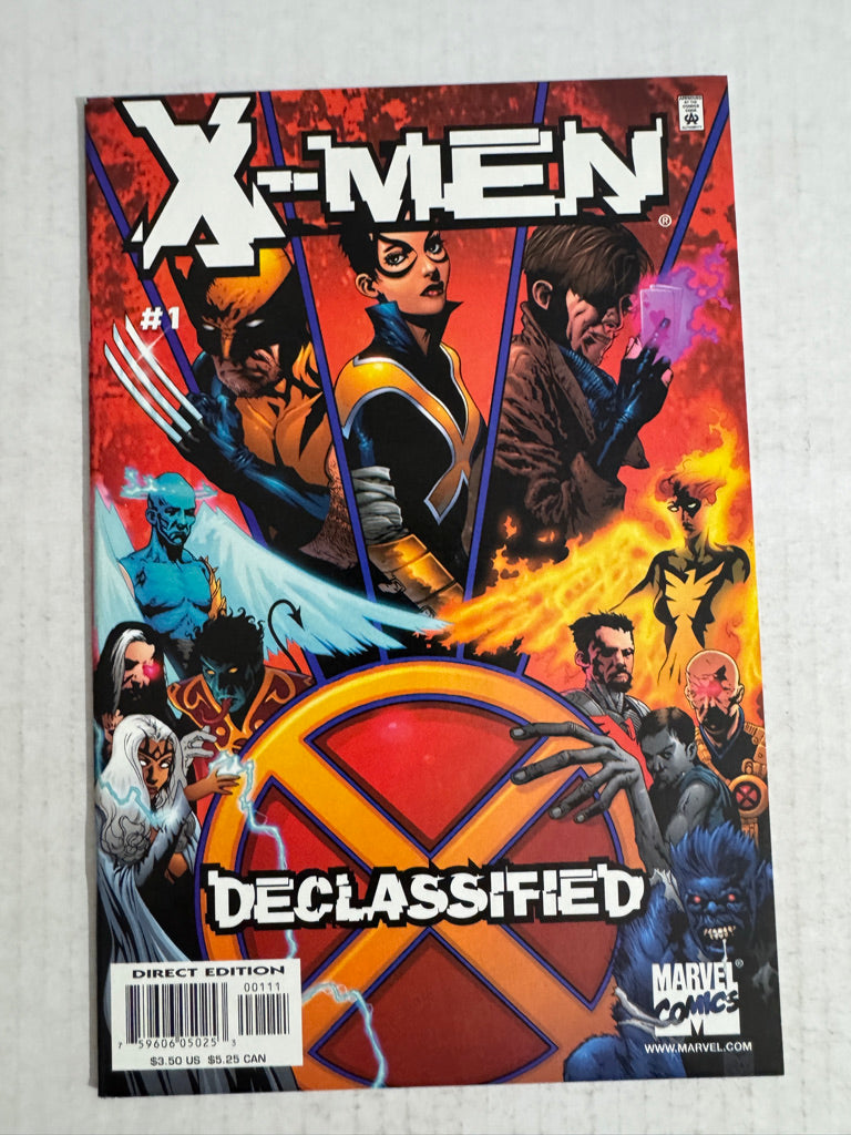 X-MEN DECLASSIFIED #1 NM JH Williams III Cover