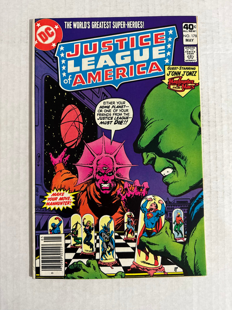 JUSTICE LEAGUE OF AMERICA #178 VF+ Jim Starlin Cover