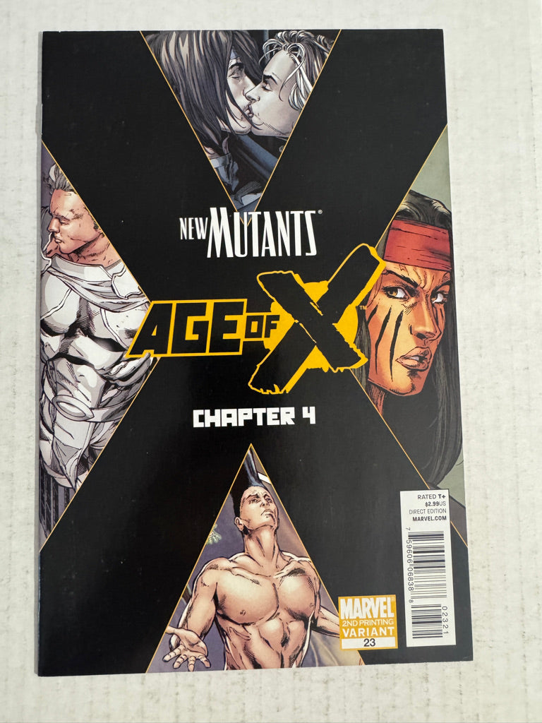 NEW MUTANTS #23 Vol 3 VF/NM 2nd Print Variant