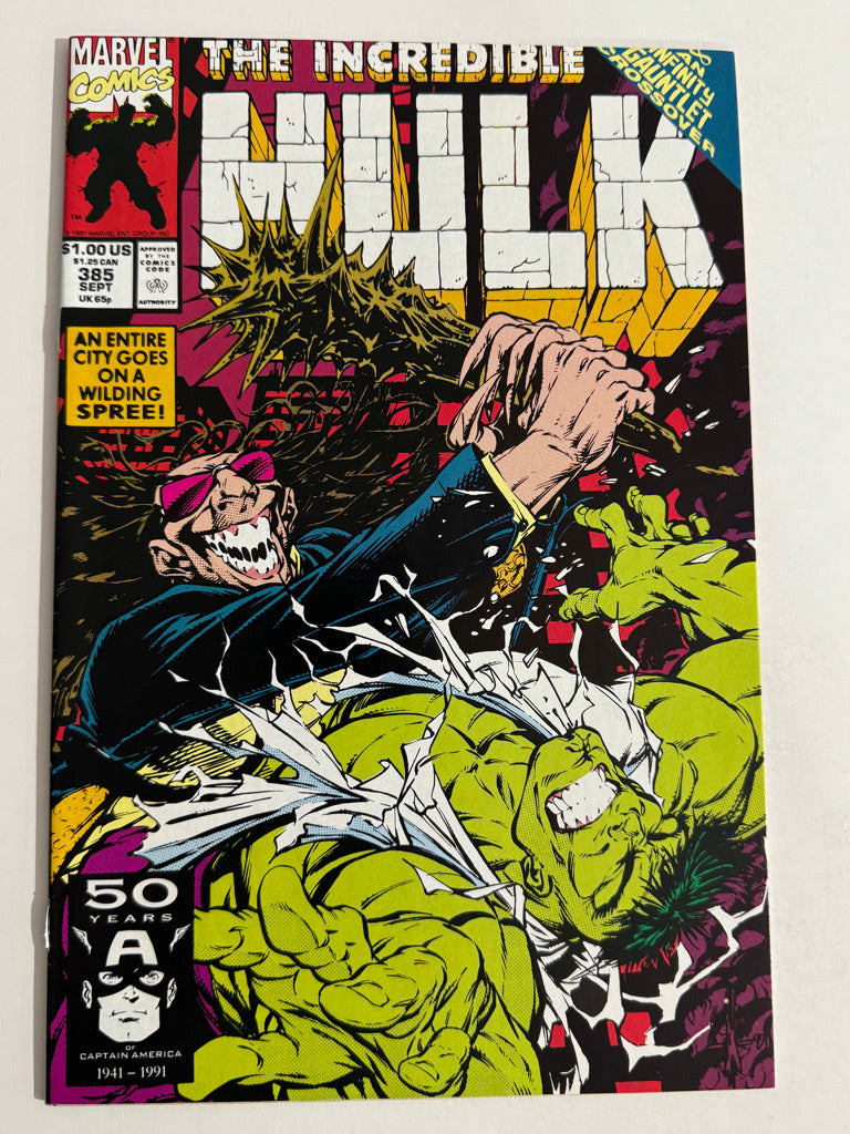 INCREDIBLE HULK #385 Dale Keown Cover