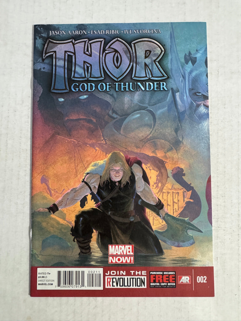 THOR GOD OF THUNDER #2 NM Esad Ribic Cover 1ST APPEARANCE