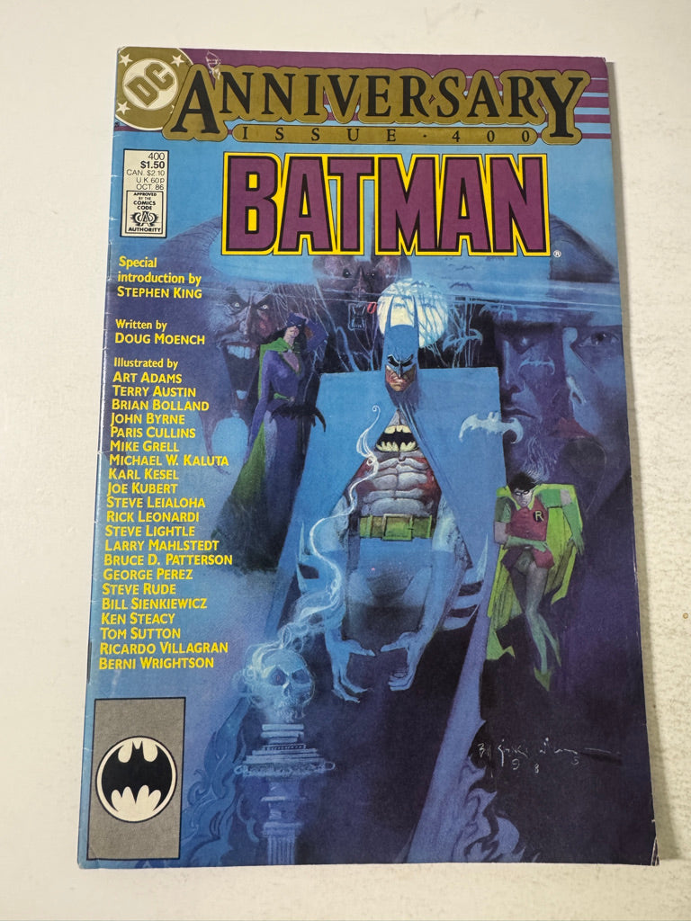 BATMAN #400 VG- Bill Sienkiewicz Cover