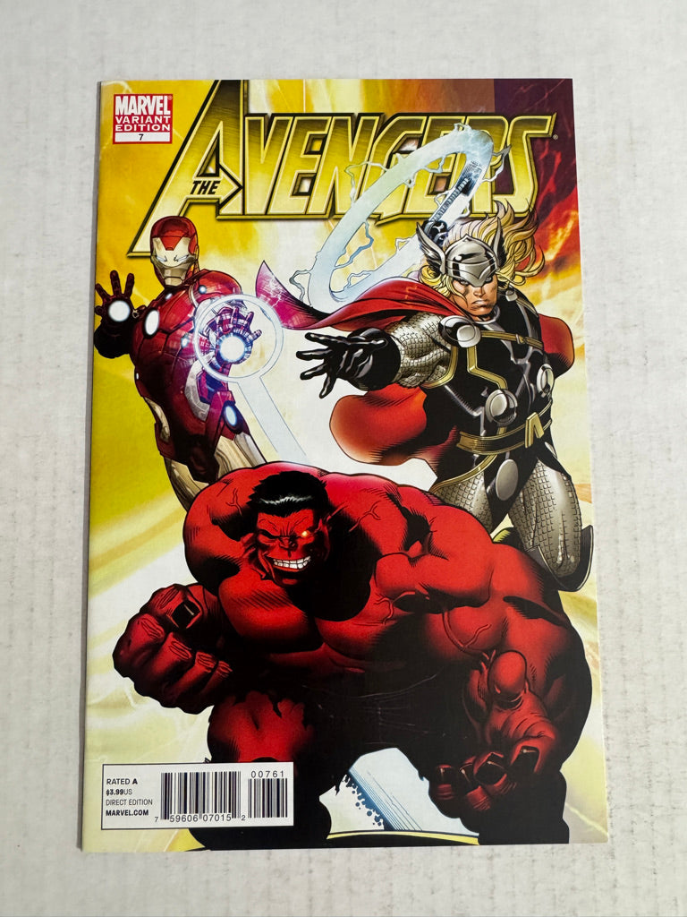 AVENGERS #7 vol 4 NM- 1:25 Ed McGuinness Variant