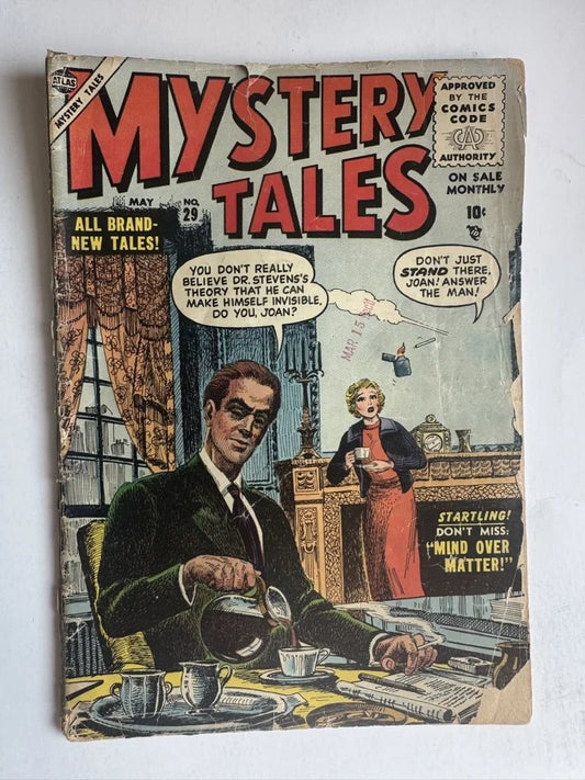 MYSTERY TALES #29 FR Invisible Man Cover