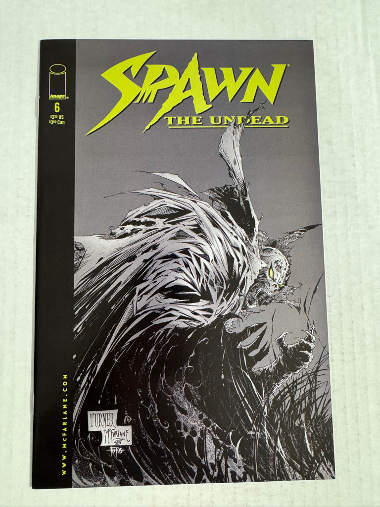 SPAWN THE UNDEAD #6 NM Dwayne Turner & Todd McFarlane Cover