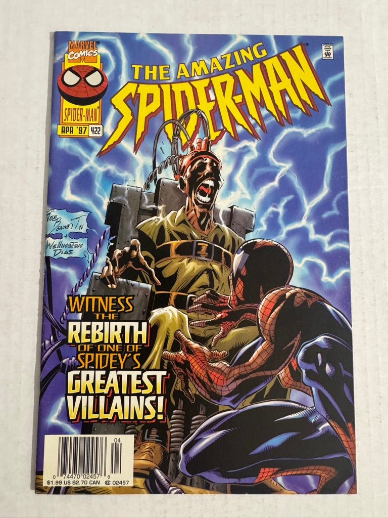 AMAZING SPIDER-MAN #422 VF/NM NEWSSTAND