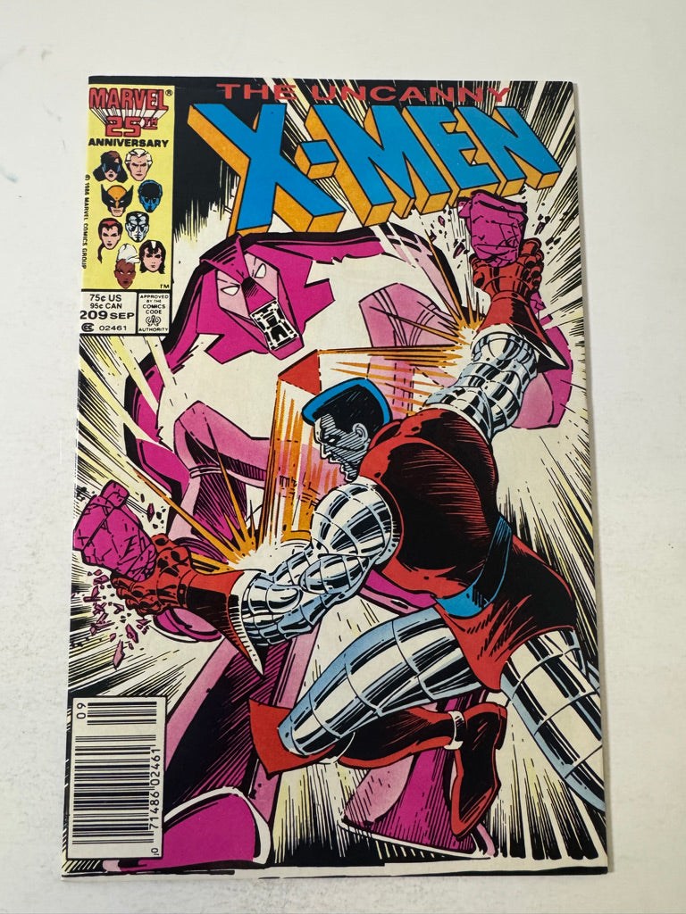 UNCANNY X-MEN #209 VF/NM NEWSSTAND