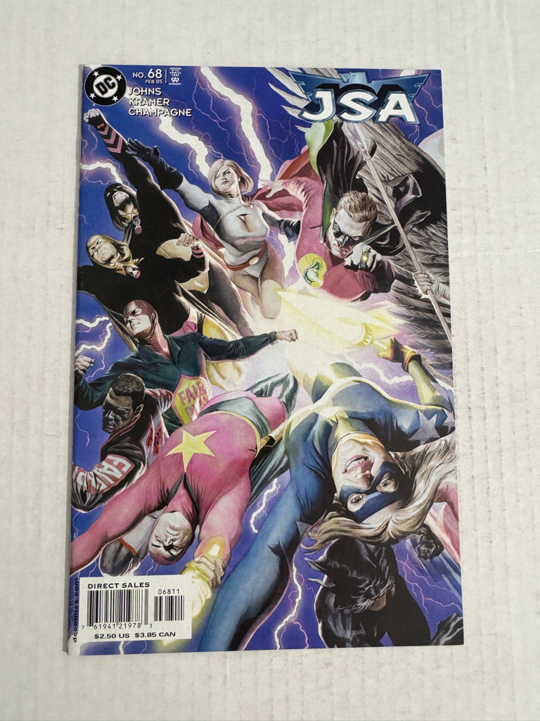 JSA #68 NM- Alex Ross Connecting Cover