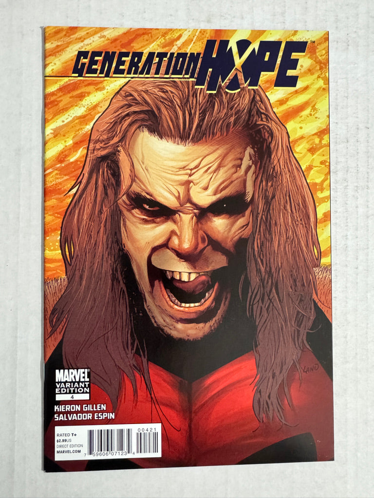 GENERATION HOPE #4 NM- 1:20 Greg Land Variant