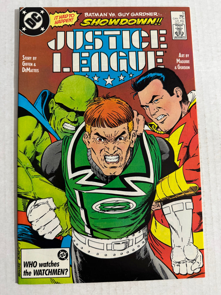 JUSTICE LEAGUE #5 Kevin Maguire Cover