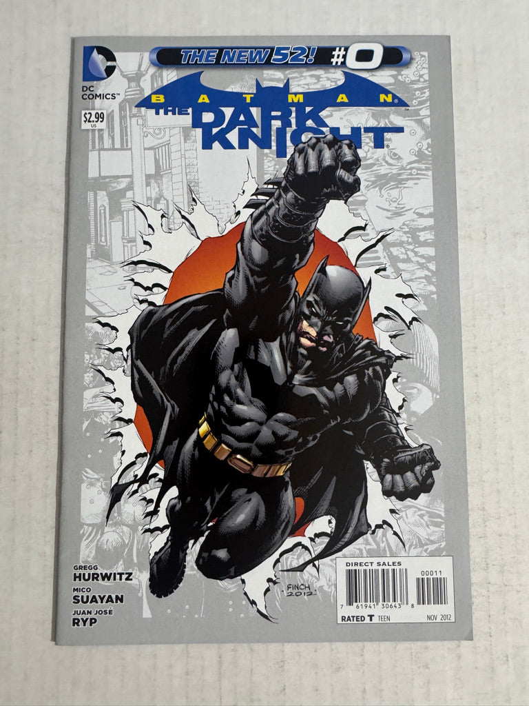 BATMAN THE DARK KNIGHT #0 Vol 2 David Finch Cover