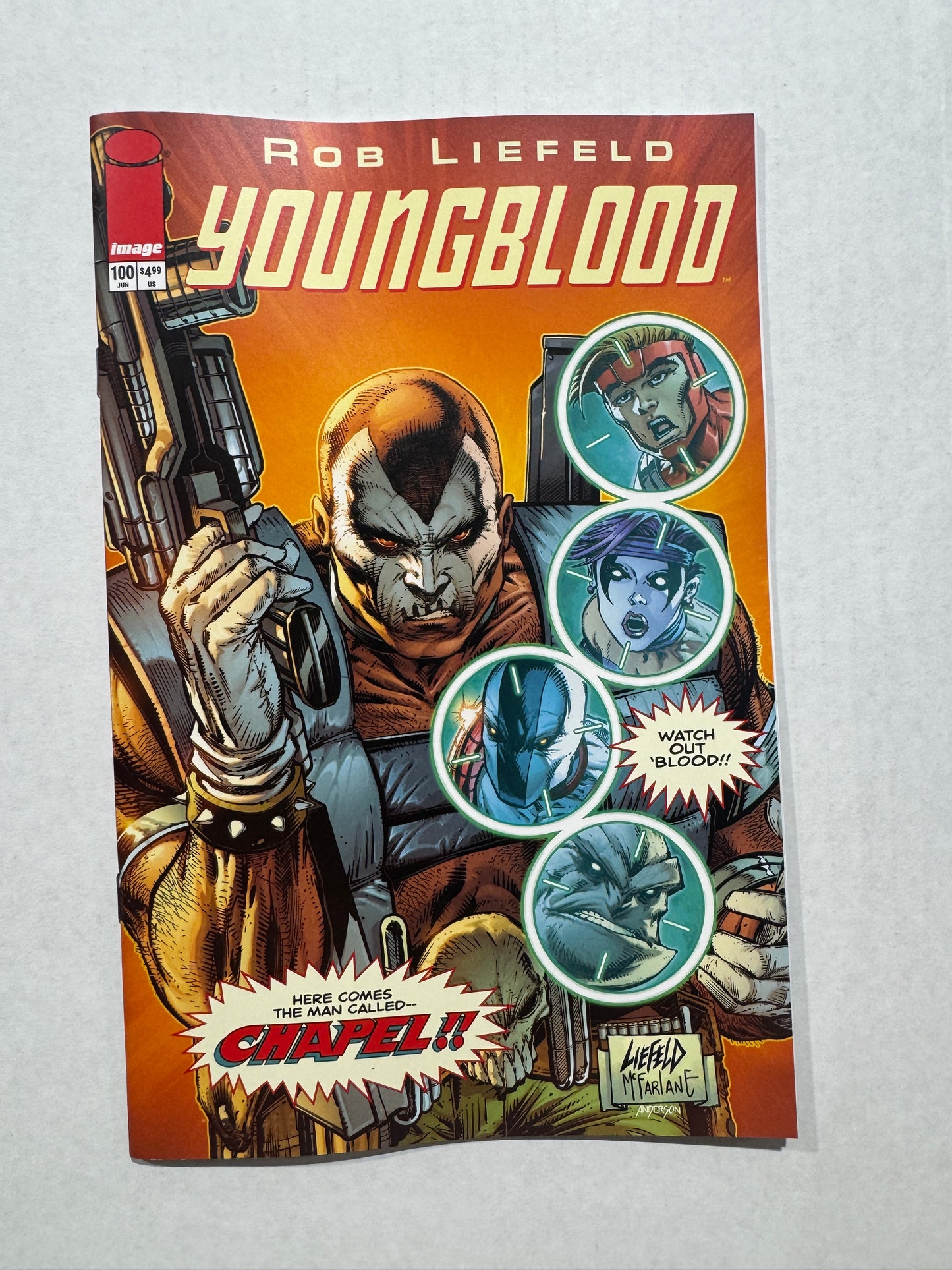 YOUNGBLOOD #100 NM Rob Liefeld & Todd McFarlane N Variant