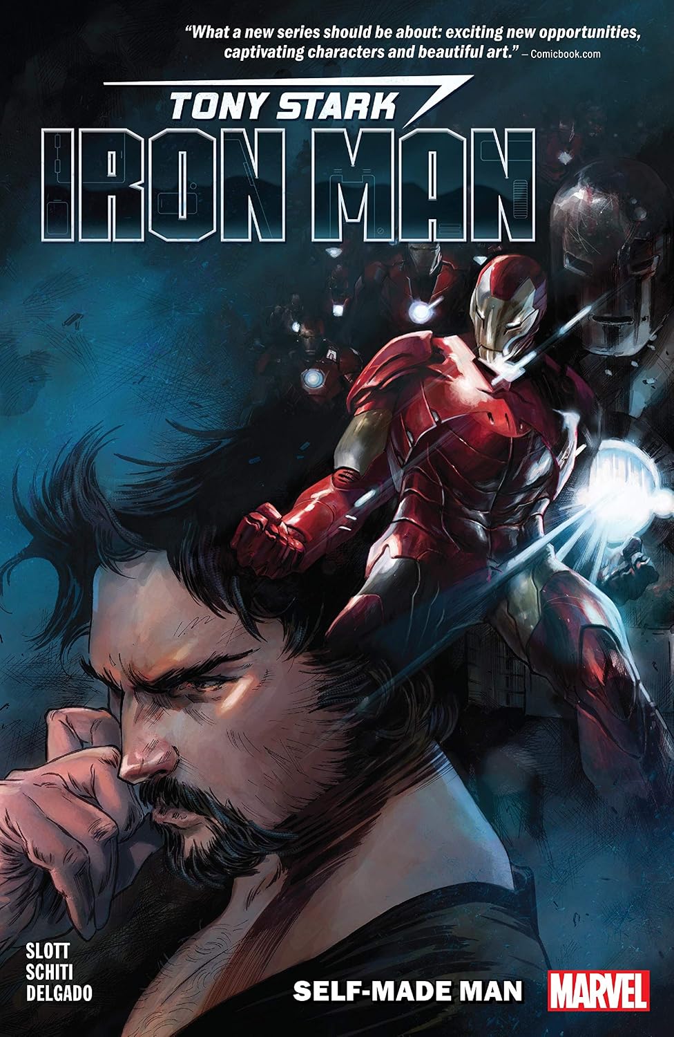 TONY STARK  IRON MAN Vol 1 Self-Made Man TPB