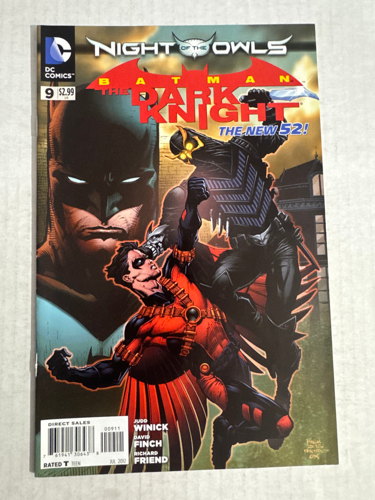 BATMAN THE DARK KNIGHT #9 Vol 2 David Finch Cover