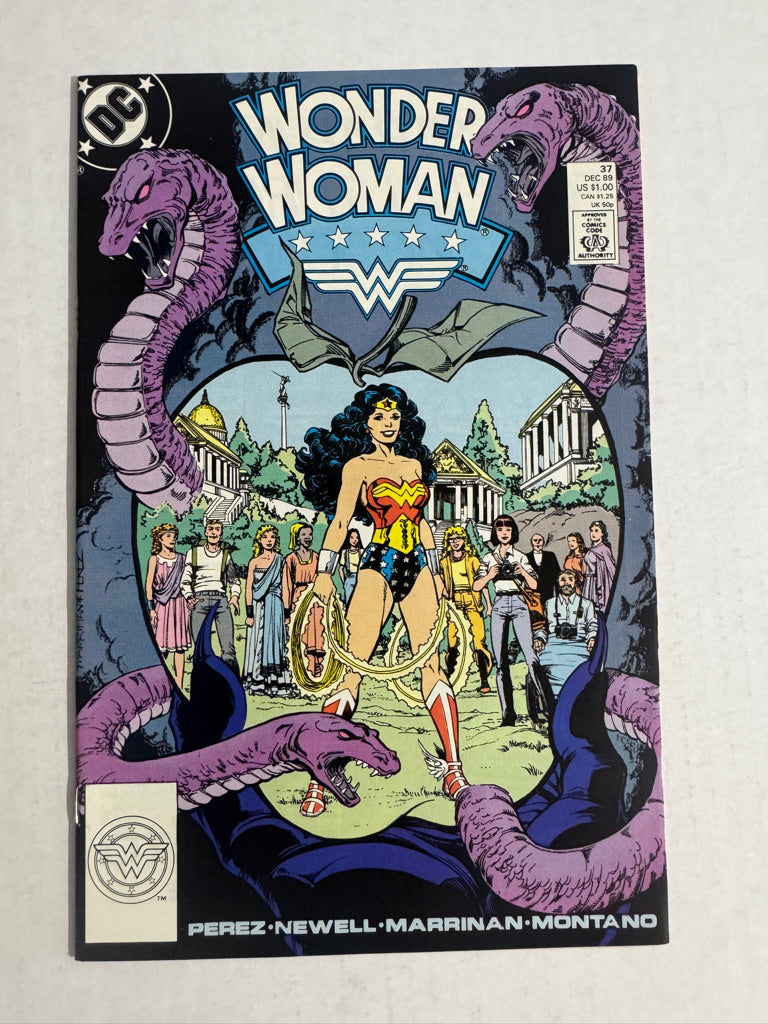WONDER WOMAN #37 Vol 2 NM George Perez Cover
