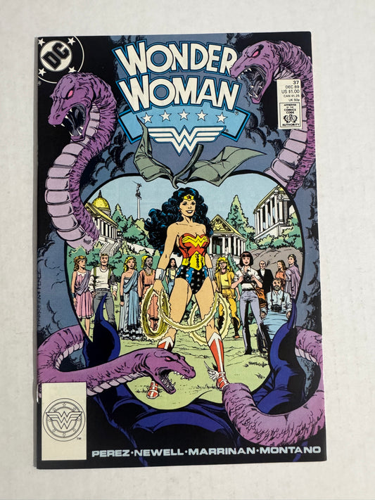 WONDER WOMAN #37 Vol 2 NM George Perez Cover