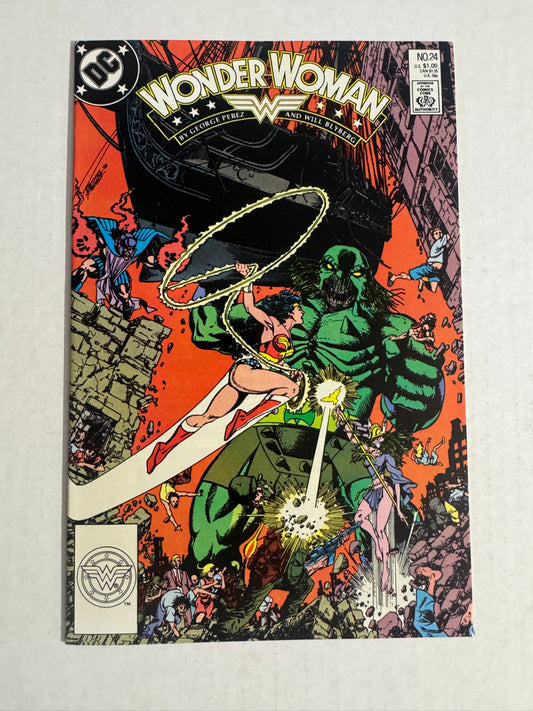 WONDER WOMAN #24 Vol 2 NM George Perez Cover