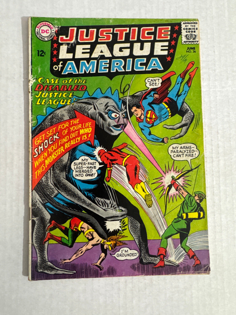 JUSTICE LEAGUE OF AMERICA #36 GD