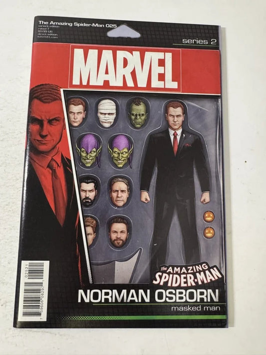 AMAZING SPIDER-MAN #25 Vol 4 NM Action Figure Variant 1ST APPEARANCE