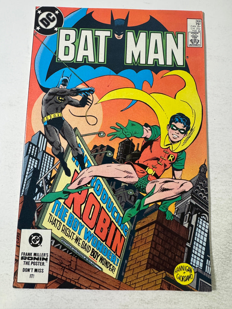 BATMAN #368 FN 1ST APPEARANCE