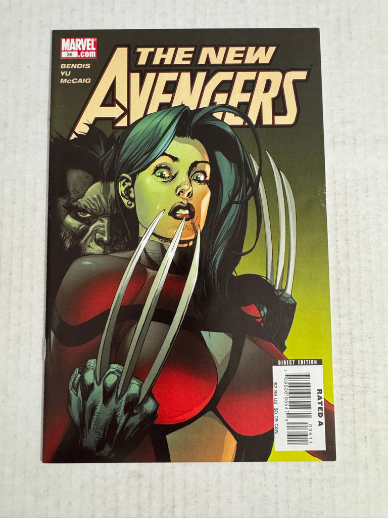 NEW AVENGERS #36 NM- Leinil Yu Cover