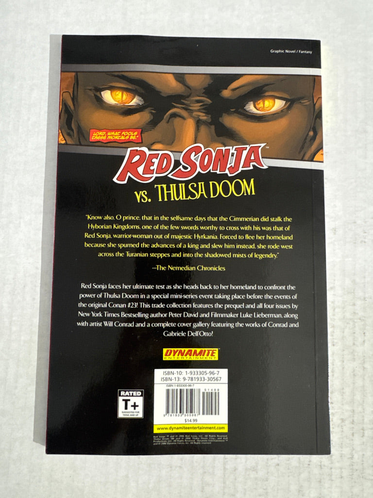 RED SONJA VS THULSA DOOM TPB VF+ OOP