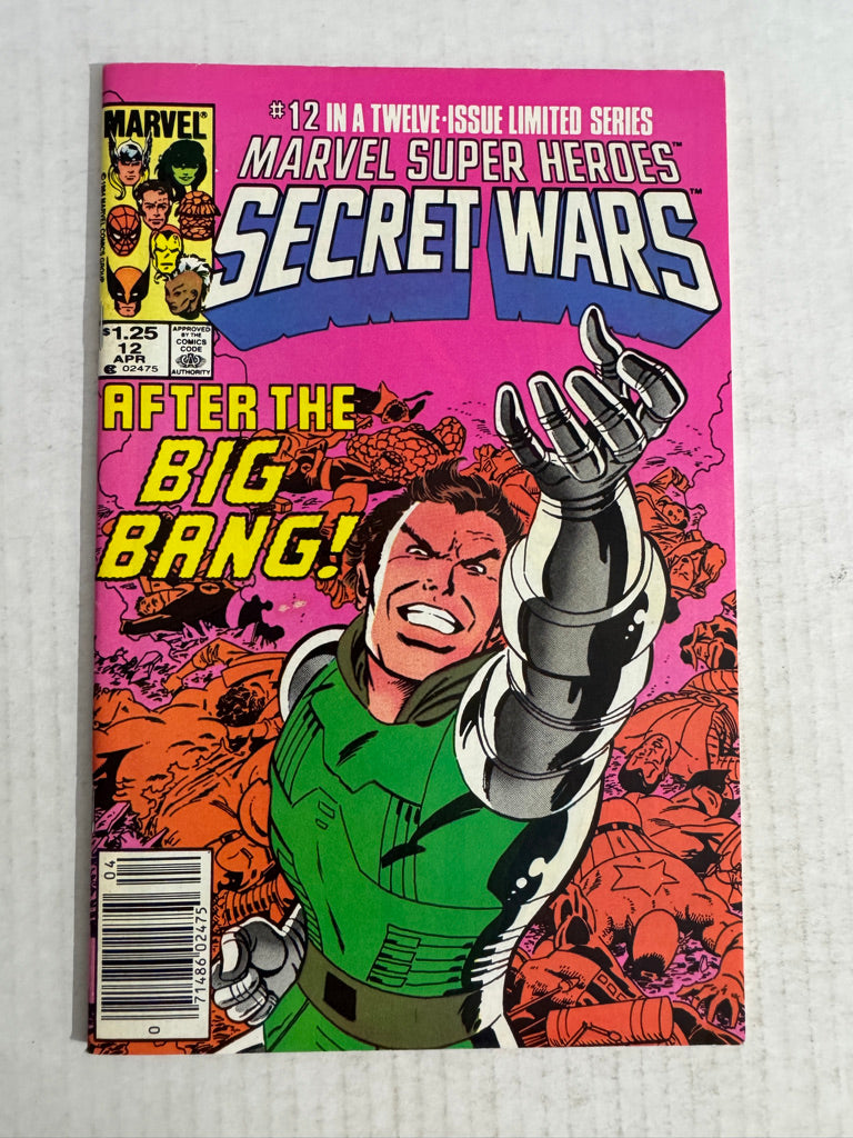 MARVEL SUPER HEROES SECRET WARS #12 VF CANADIAN PRICE VARIANT