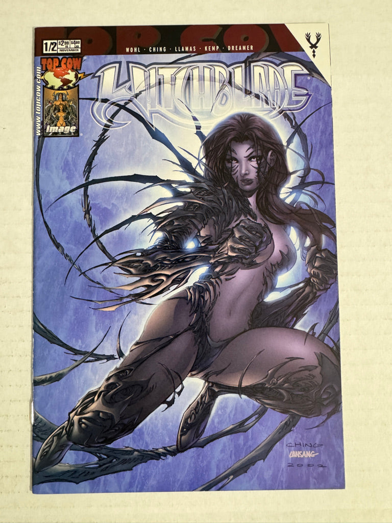 WITCHBLADE #1/2 NM- 2nd Print Variant