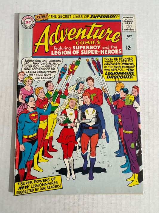 ADVENTURE COMICS #337 VG/FN