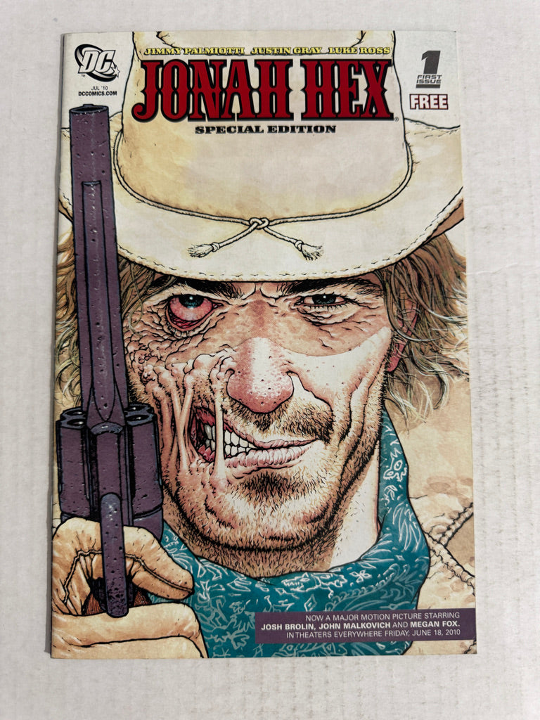 JONAH HEX #1 Vol 2 VF  Frank Quitely 2010 Special Edition Variant