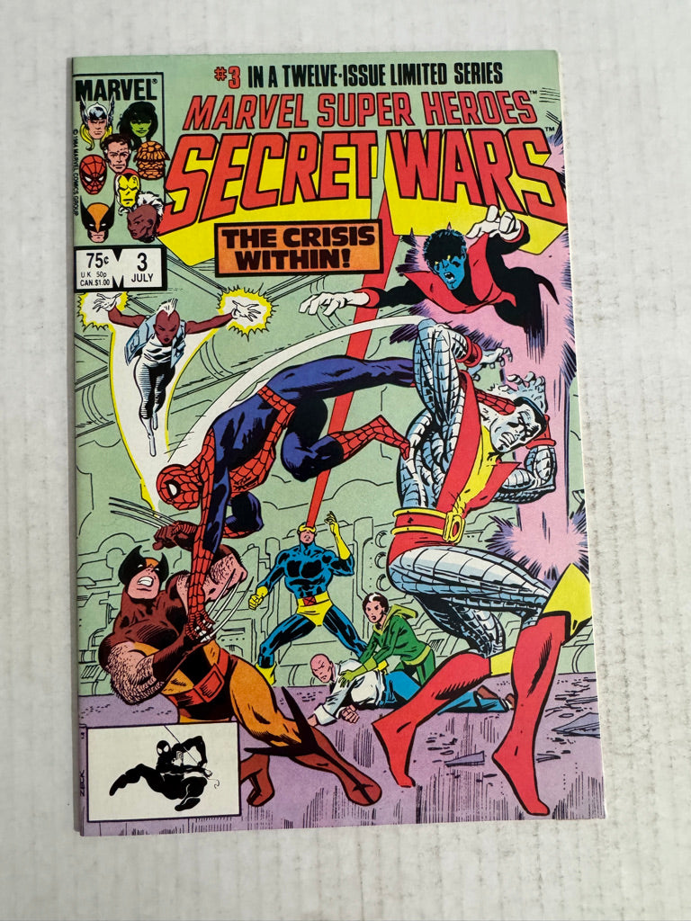 MARVEL SUPER HEROES SECRET WARS #3 NM Mike Zeck Cover