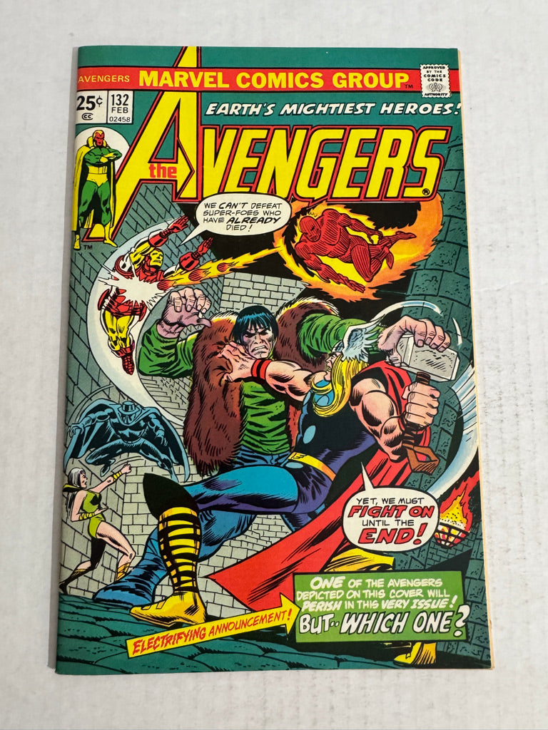 AVENGERS #132 NM-