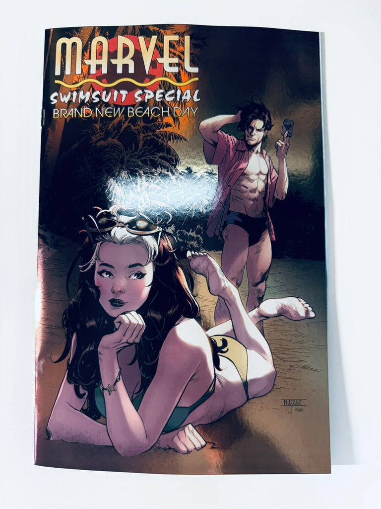 MARVEL SWIMSUIT SPECIAL: BRAND NEW BEACH DAY #1 NM Mahmud Asrar Foil Variant