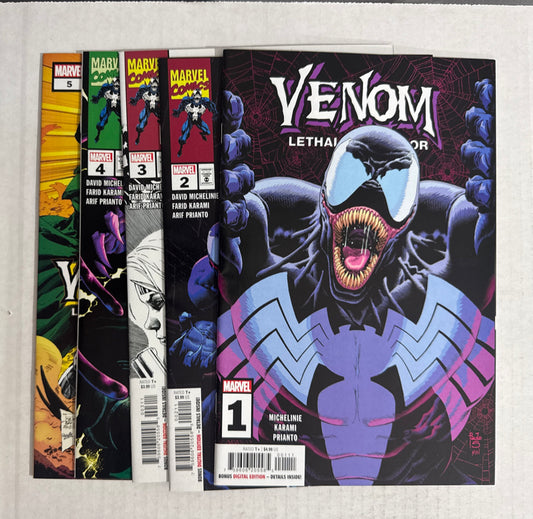 VENOM Lethal Protector Vol 3 #1-5 NM SET