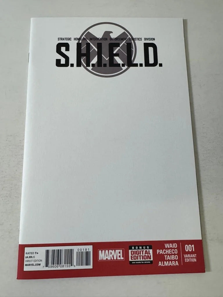SHIELD #1 Vol 4 NM Blank Variant