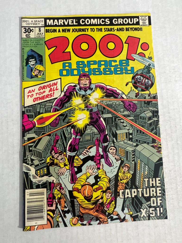 2001: A SPACE ODYSSEY #8 FN/VF Jack Kirby Cover 1ST APPEARANCE