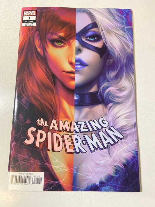 AMAZING SPIDER-MAN #1 Vol 6 NM Artgerm Variant