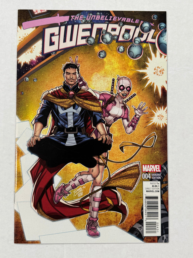 UNBELIEVABLE GWENPOOL #4 NM 1:10 Ron Lim Variant