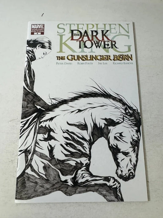 STEPHEN KING THE DARK TOWER The Gunslinger Born #4 NM 1:50 Jae Lee Sketch Variant