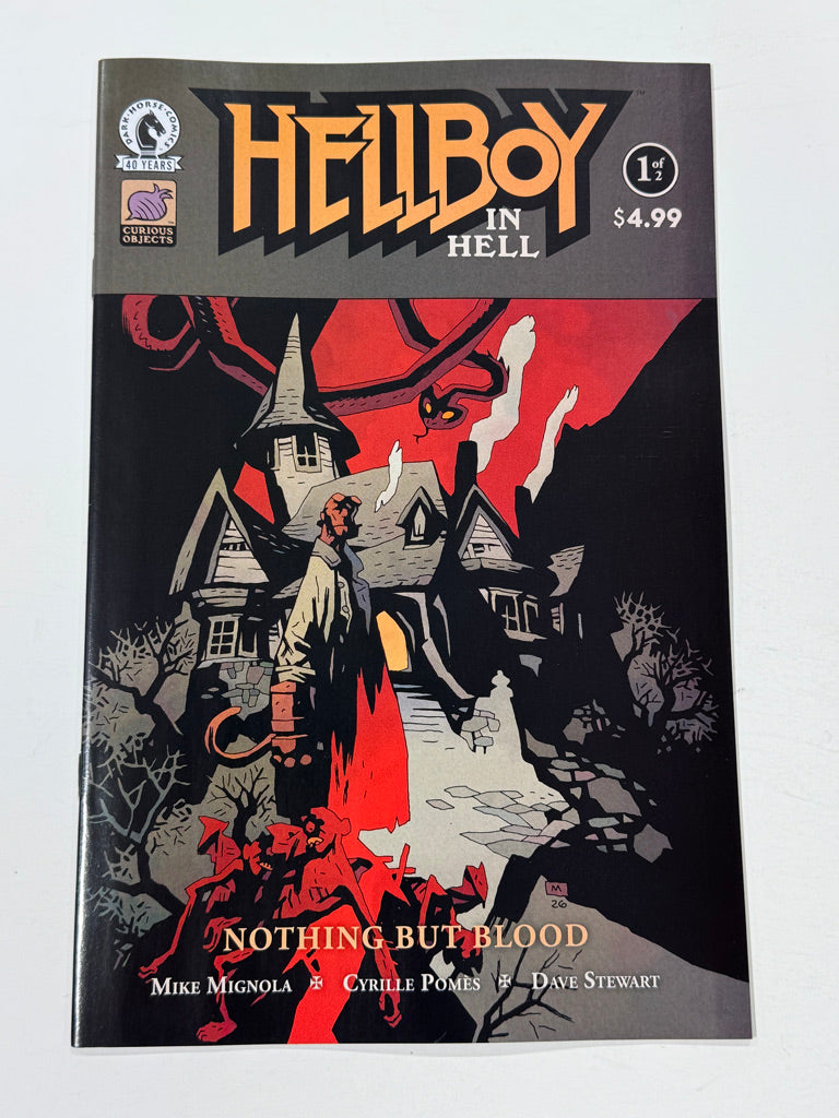 HELLBOY IN HELL Nothing But Blood #1 NM Mike Mignola Variant
