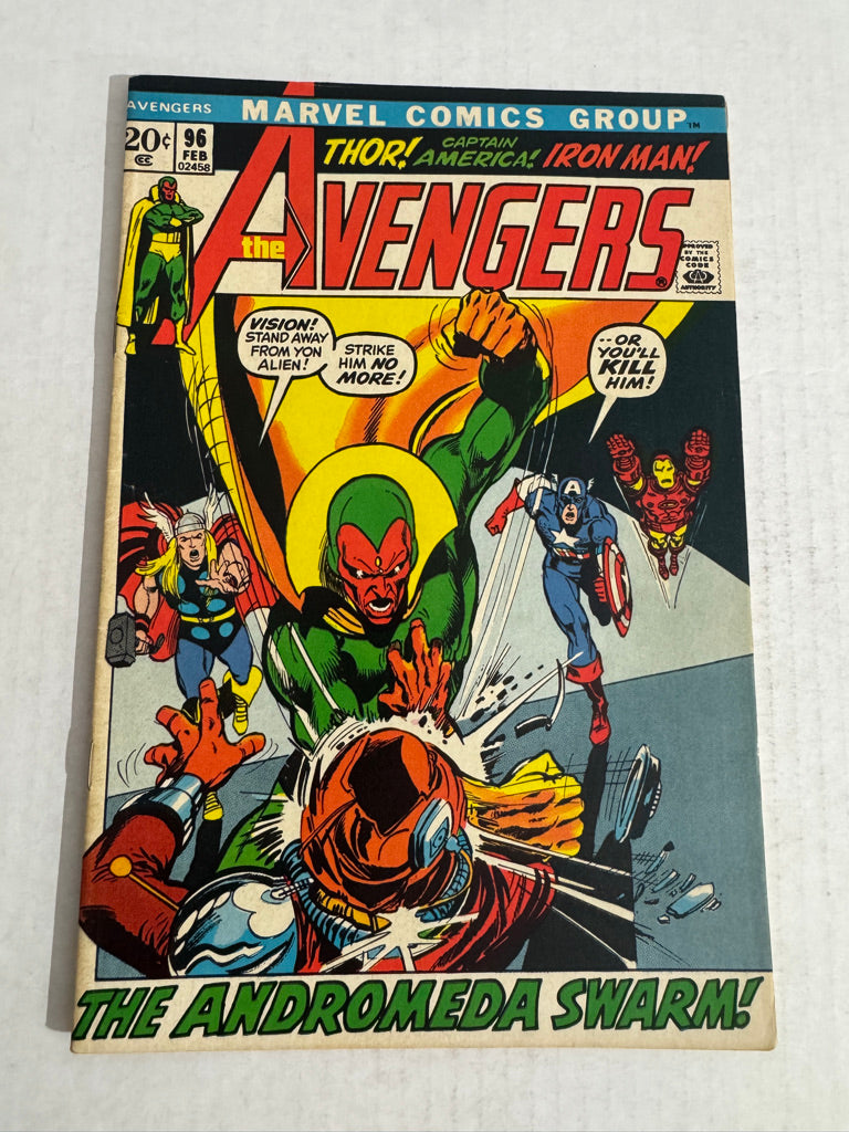 AVENGERS #96 FN/VF Neal Adams Cover